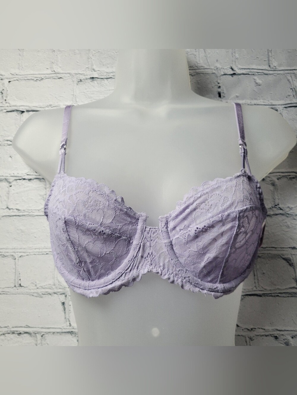 NWT Auden 34A Unlined Lace Balconette Bra
